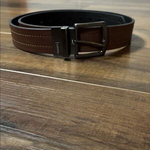 Levi's Brown Leather Belt with Black Buckle